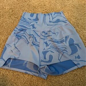 Gymshark Blue Patterned Leggings